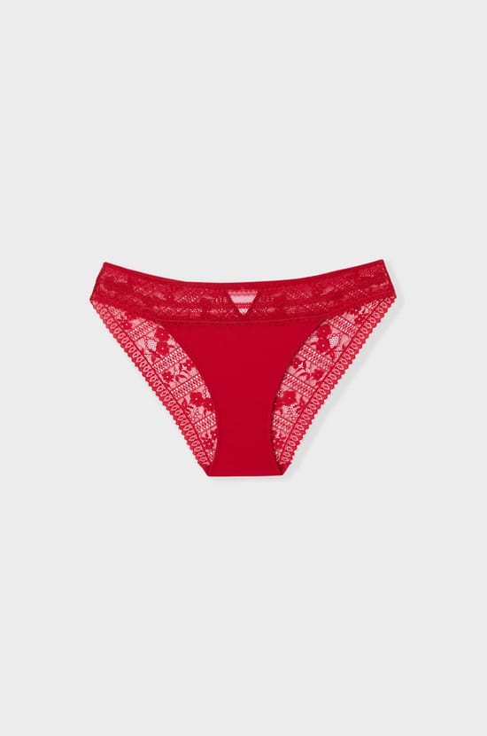 Culotte en dentelle;${refinementColor}