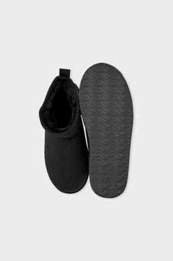 Lined Ankle Boot Slippers;${refinementColor}