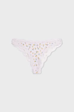 Cotton Brazilian brief with lace details;${refinementColor}
