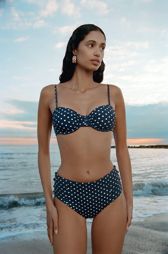 Balconette swimsuit top Marcia Wear x Etam;${refinementColor}