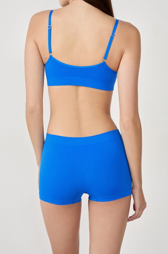 Short boyleg sans coutures en coton biologique;${refinementColor}