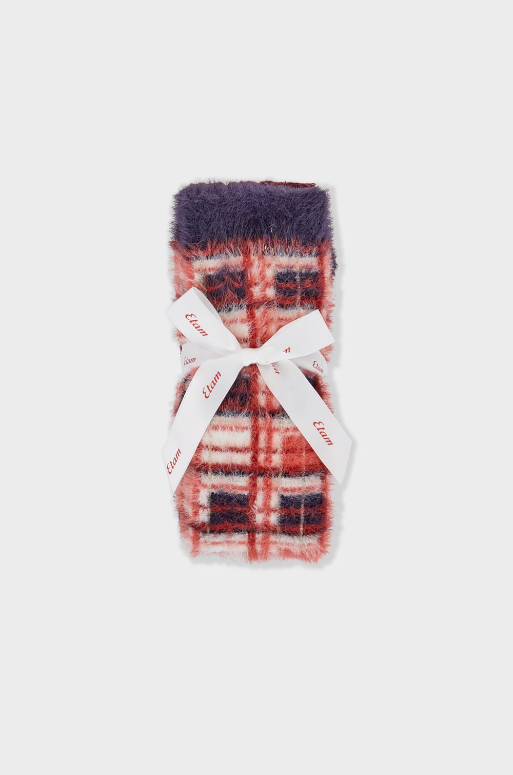 Chaussettes à motifs en fausse fourrure;${refinementColor}