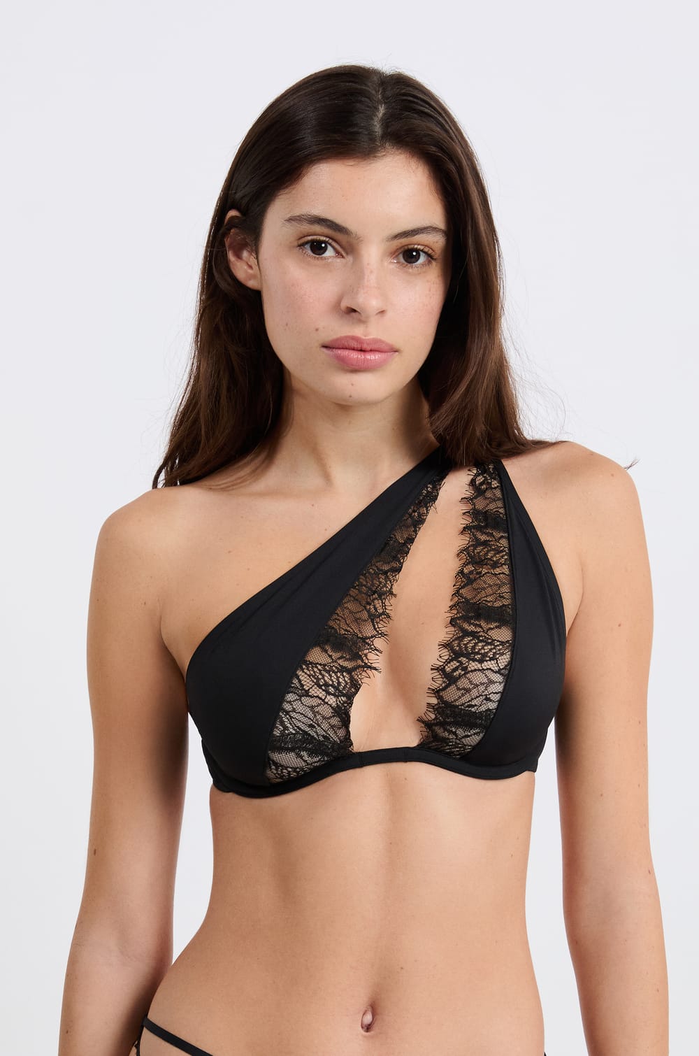 Bralette Bra with Embroidery;${refinementColor}