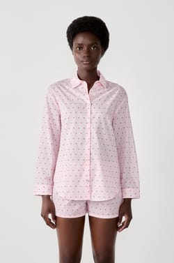 Chemise de pyjama à coeurs;${refinementColor}