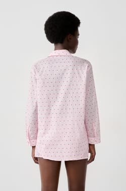Chemise de pyjama à coeurs;${refinementColor}