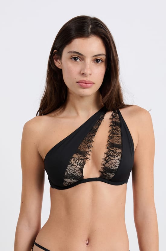 Soutien-gorge brassière avec broderie;${refinementColor}