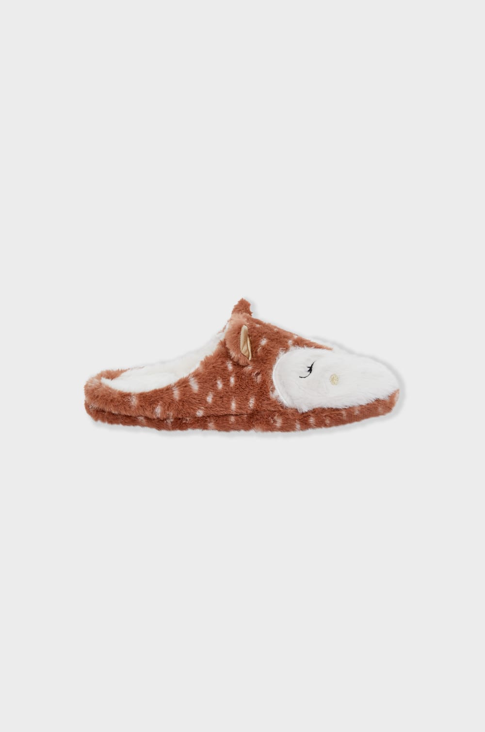 Chaussons mules en fausse fourrure;${refinementColor}