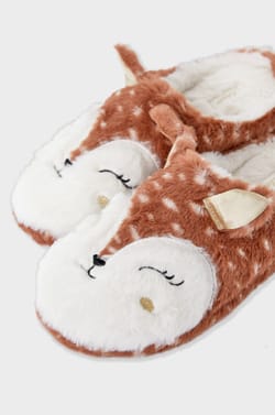 Chaussons mules en fausse fourrure;${refinementColor}