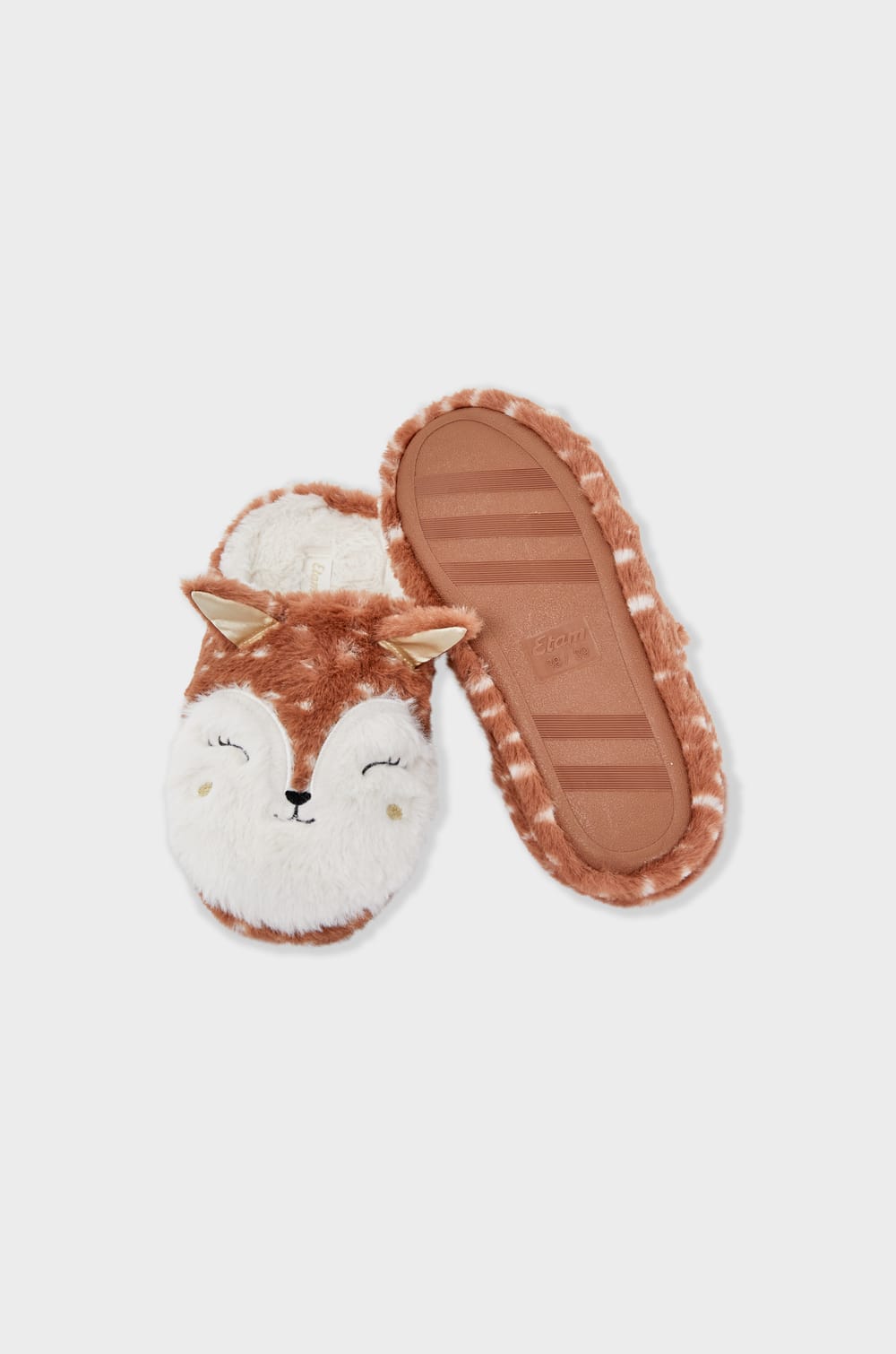 Chaussons mules en fausse fourrure;${refinementColor}