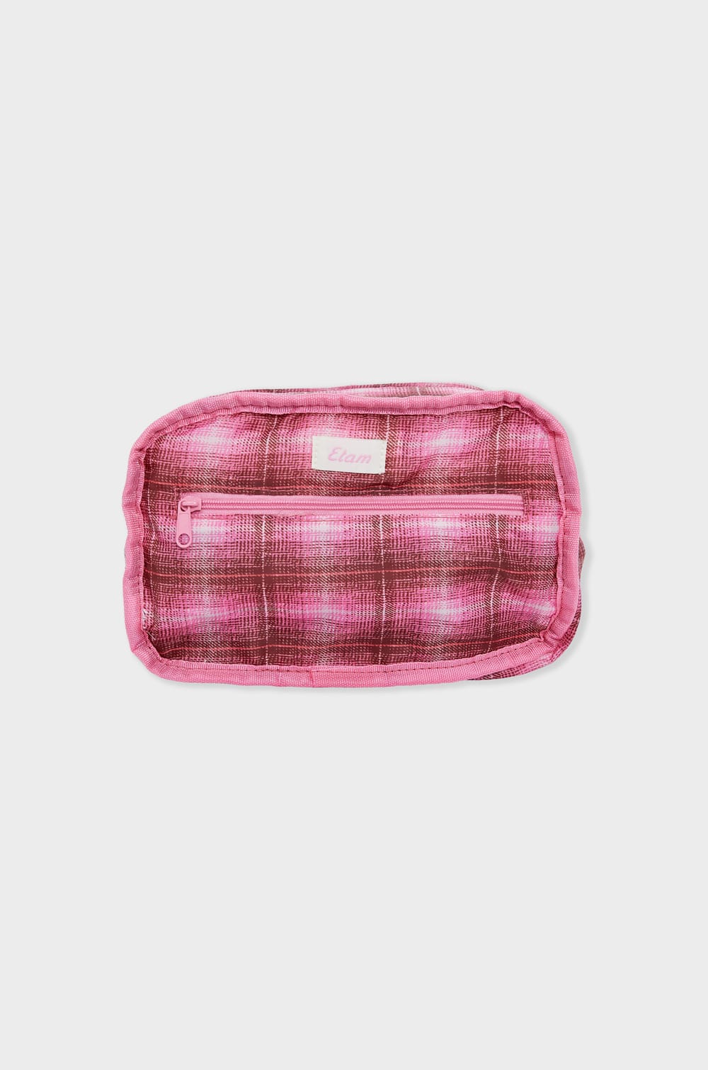 Trousse matelassée à rayures;${refinementColor}