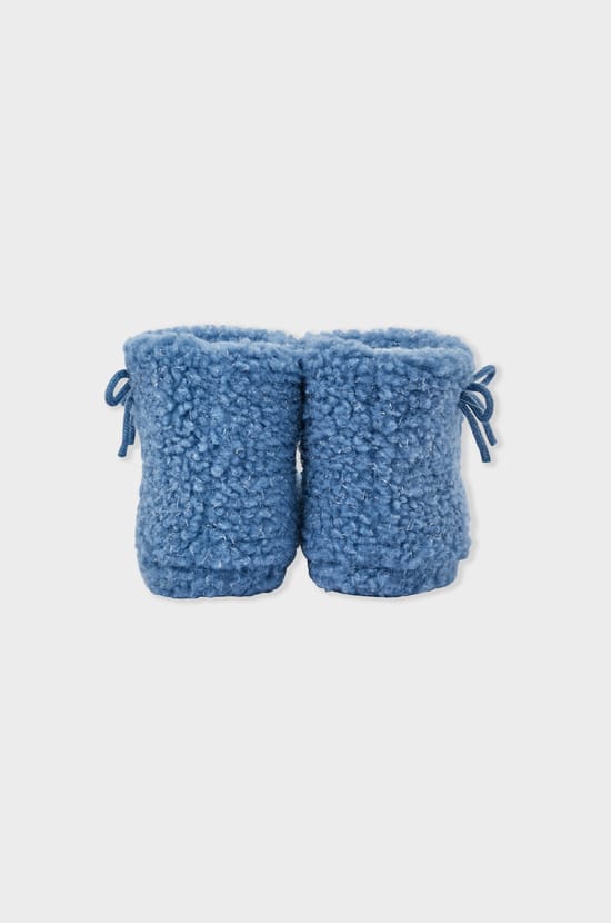 Chaussons bottines en fausse fourrure;${refinementColor}