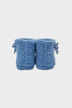 Chaussons bottines en fausse fourrure;${refinementColor}