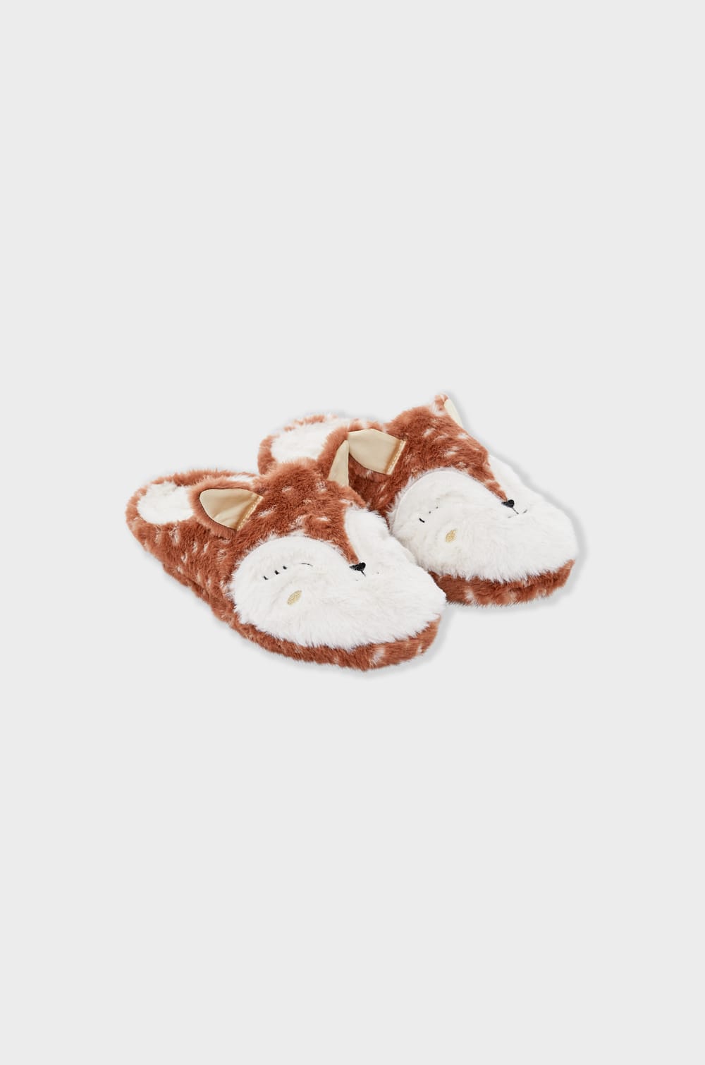 Chaussons mules en fausse fourrure;${refinementColor}