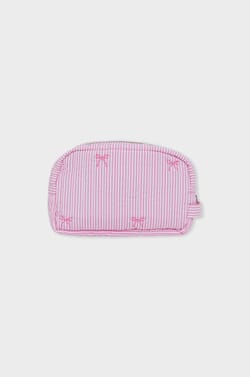Trousse matelassée à rayures;${refinementColor}