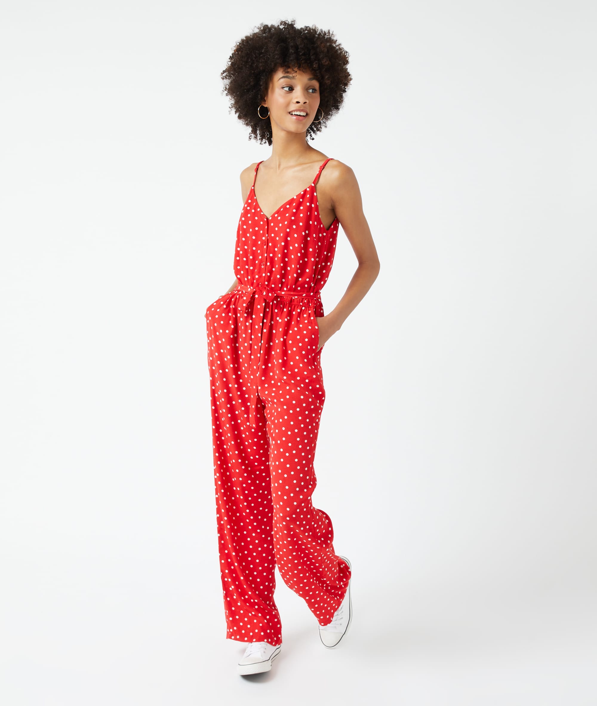 Polka dot cheap jumpsuit forever 21