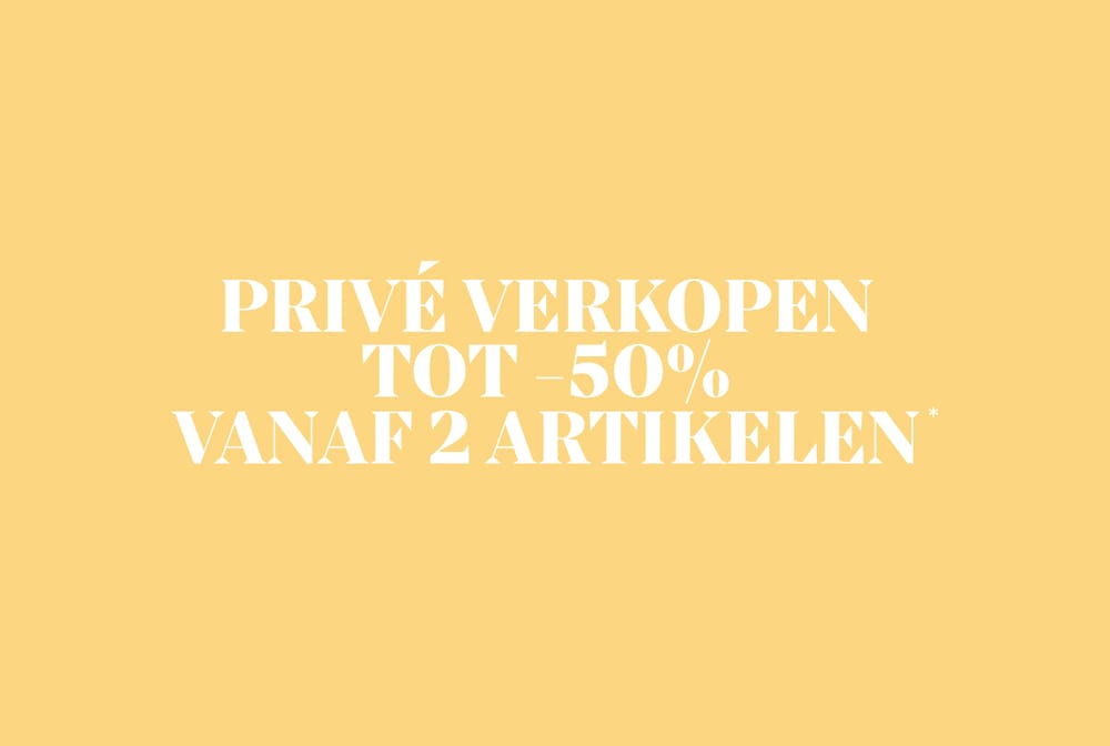 PRIV&Eacute; VERKOPEN