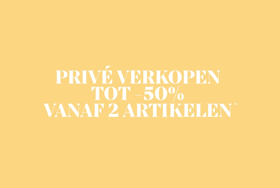 PRIV&Eacute; VERKOPEN