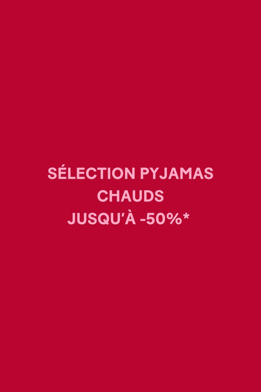 Soldes pyjama