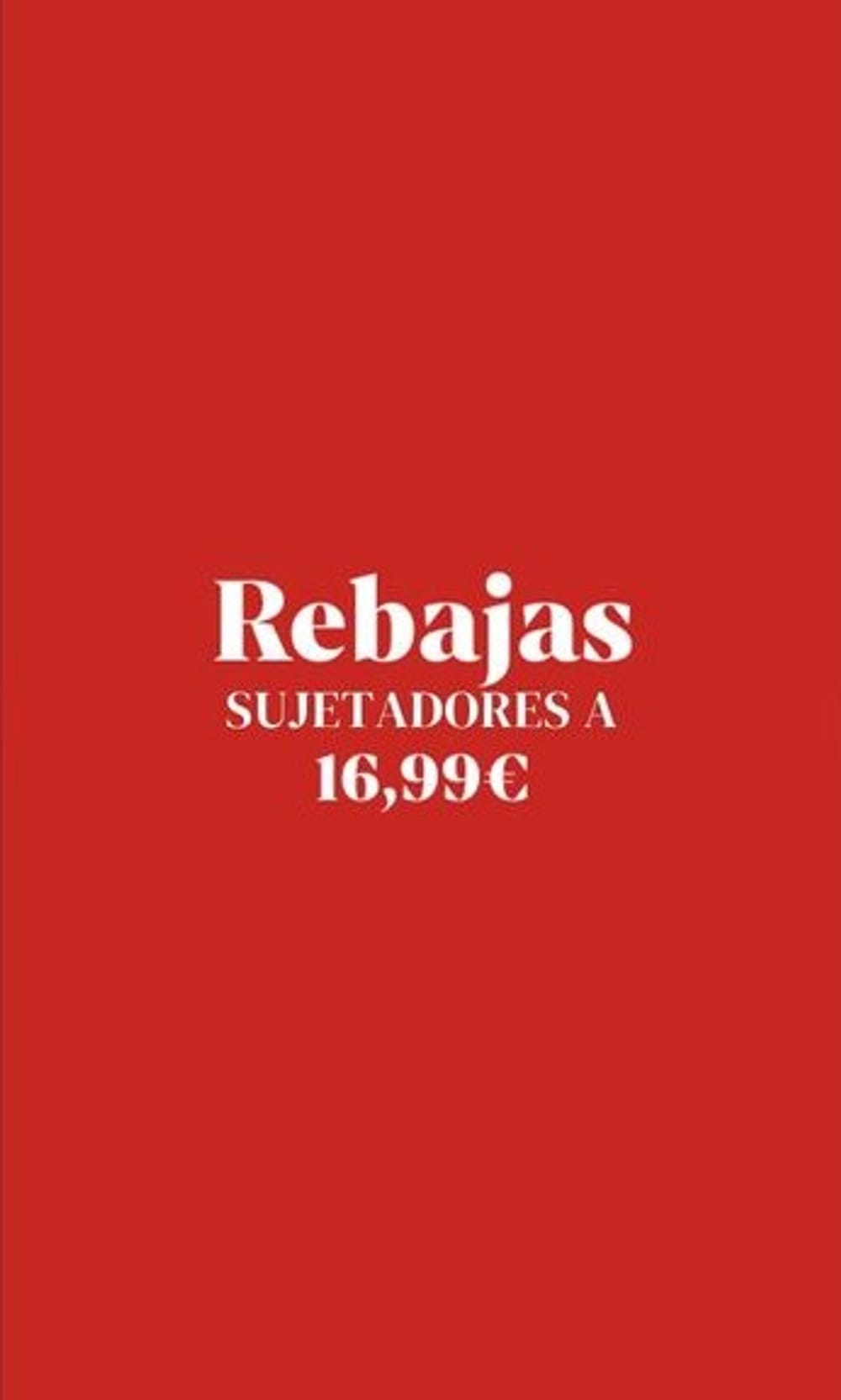 Rebajas sujetadores
