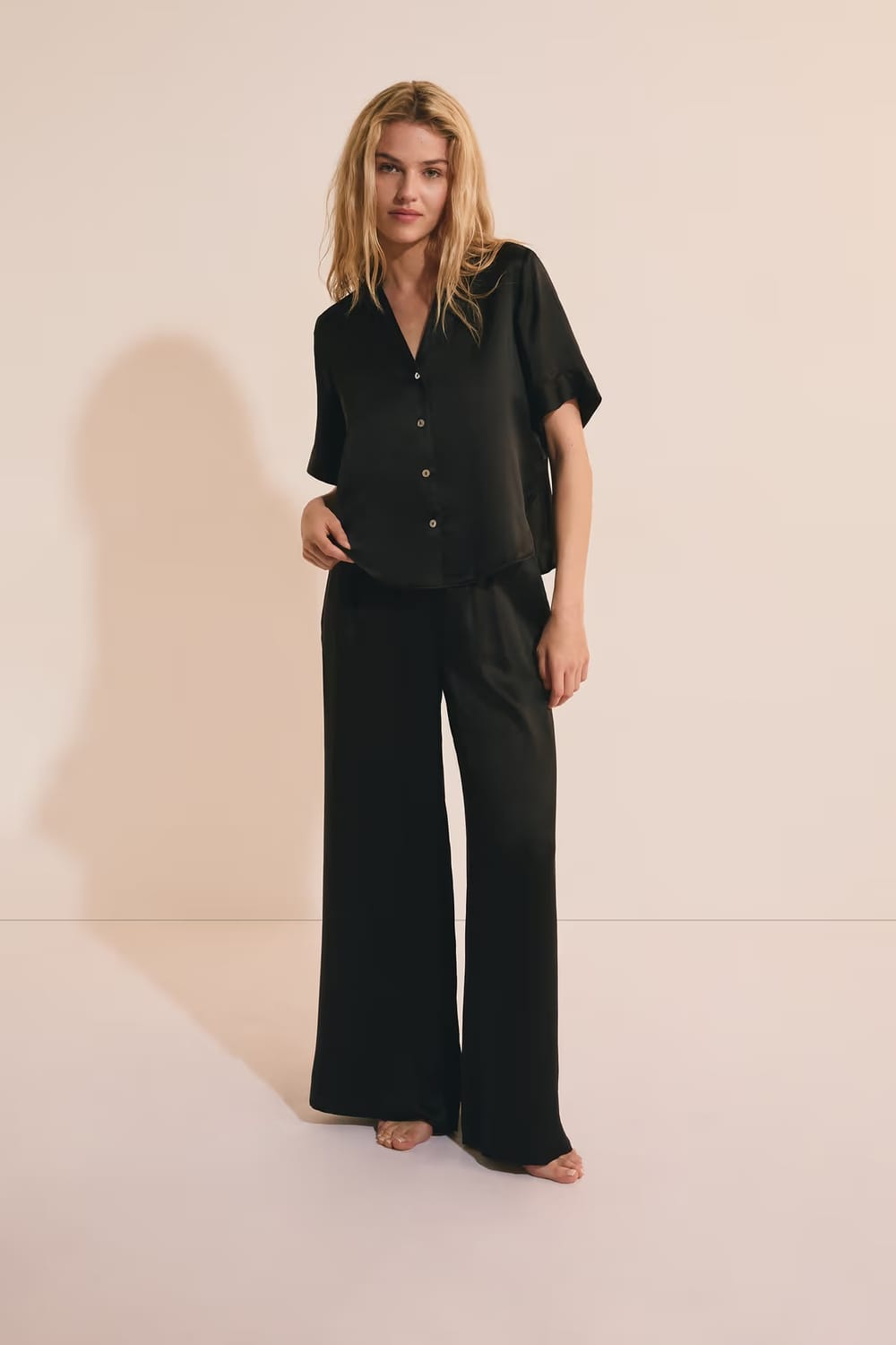 Zijde pyjama
