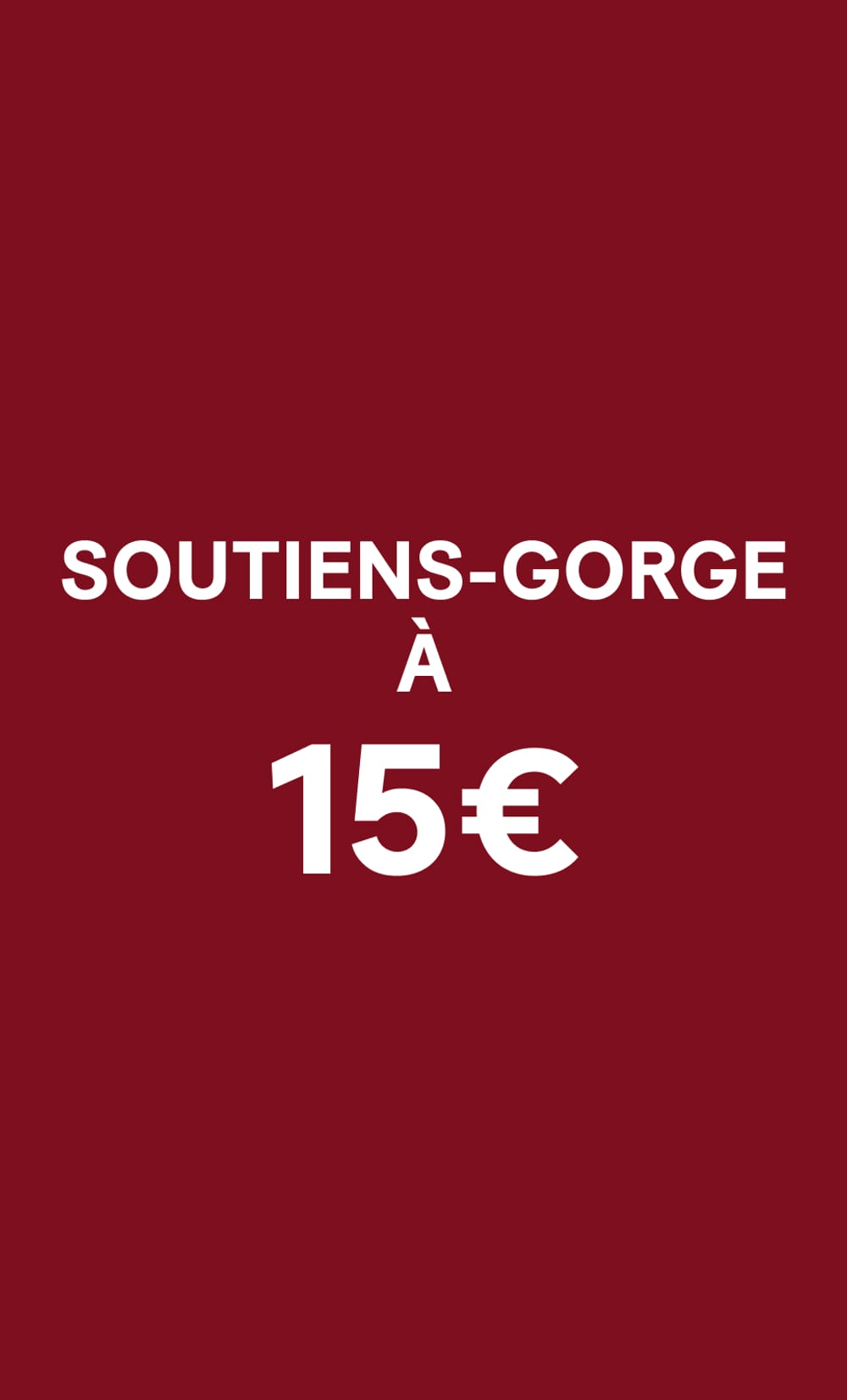 Soldes soutien-gorge