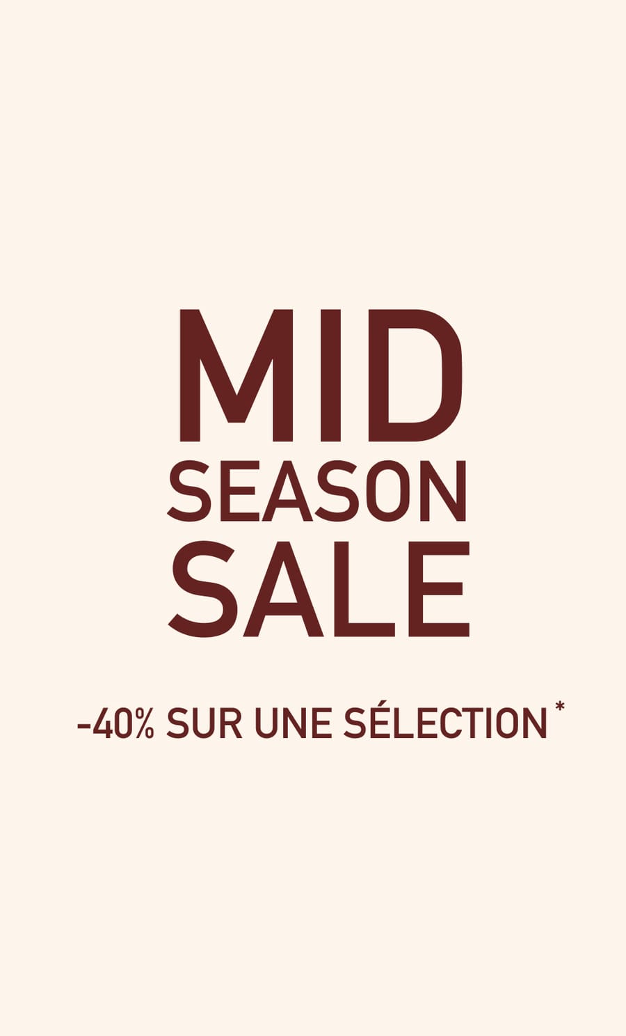 MID SEASON SALE