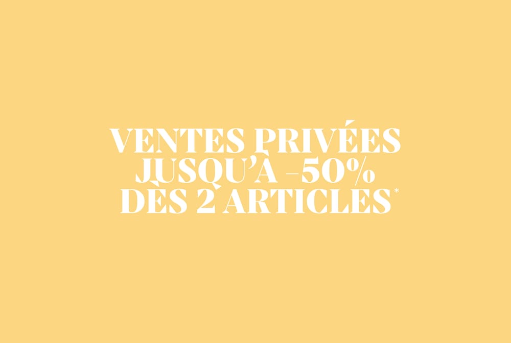 VENTES PRIV&Eacute;ES