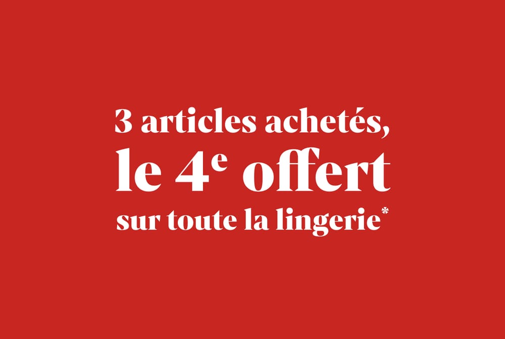Soldes lingerie