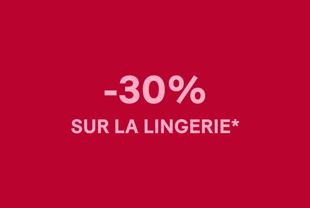 Soldes lingerie