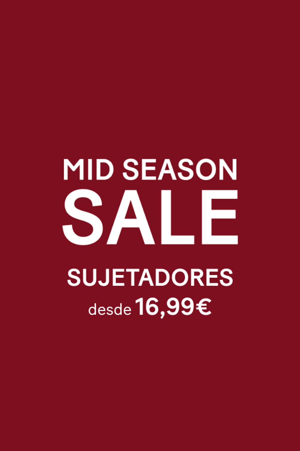 Rebajas sujetadores